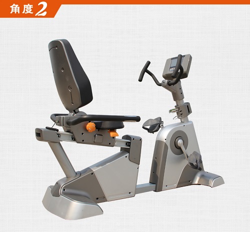 BCE302 健身房商用豪华卧式磁控健身车黄色软件大全批发大图展示1