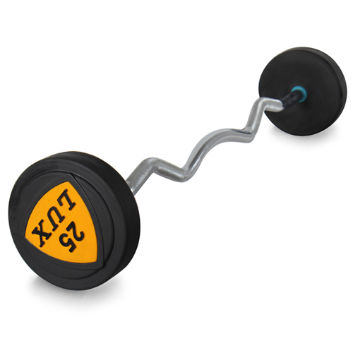 DP-06彩色曲杆小杠铃黄色软件大全批发直销 杠铃批发大图展示1