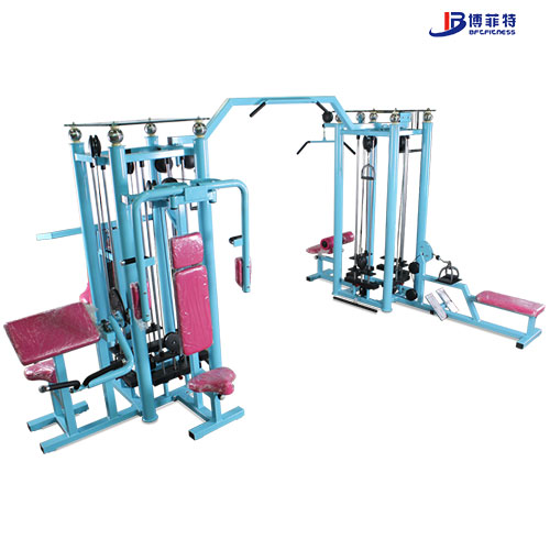 BFT2080 八站位多功能组合大型训练器 八人站综合健身器材大图展示1