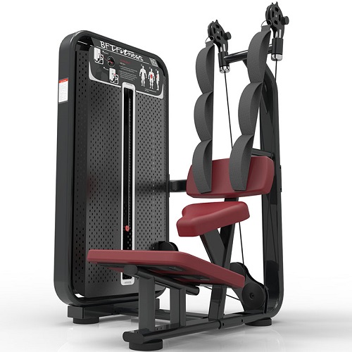 坐式压腹训练器 坐姿收腹肌器械 商用健身房室内健身器材黄色软件大全批发