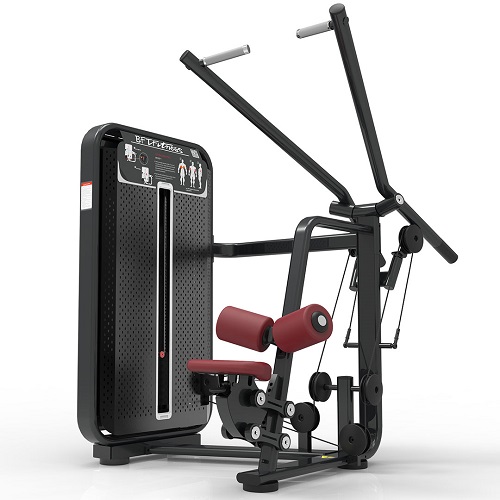 坐式高拉训练器 坐姿高位下拉器械 商用健身房器材黄色软件大全批发直销大图展示1