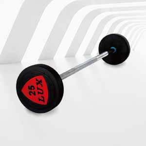 DP-05 彩色标签黑色固定包胶直杆小杠铃批发